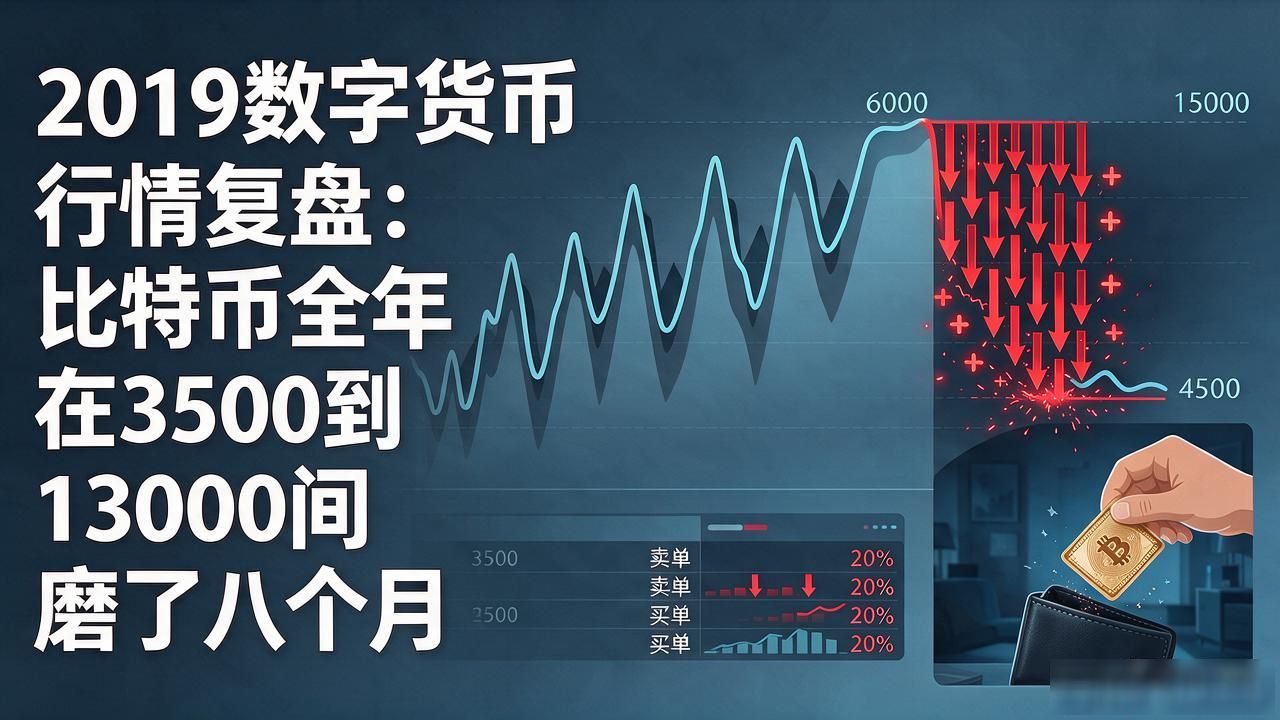 2019数字货币行情复盘：比特币全年在3500到13000间磨了八个月