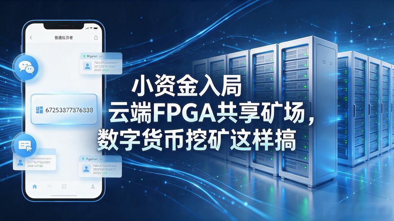 小资金入局云端FPGA共享矿场，数字货币挖矿这样搞
