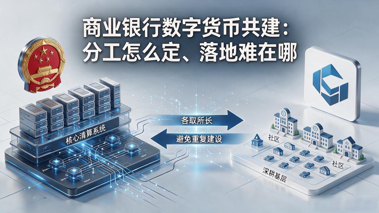 商业银行数字货币共建：分工怎么定、落地难在哪