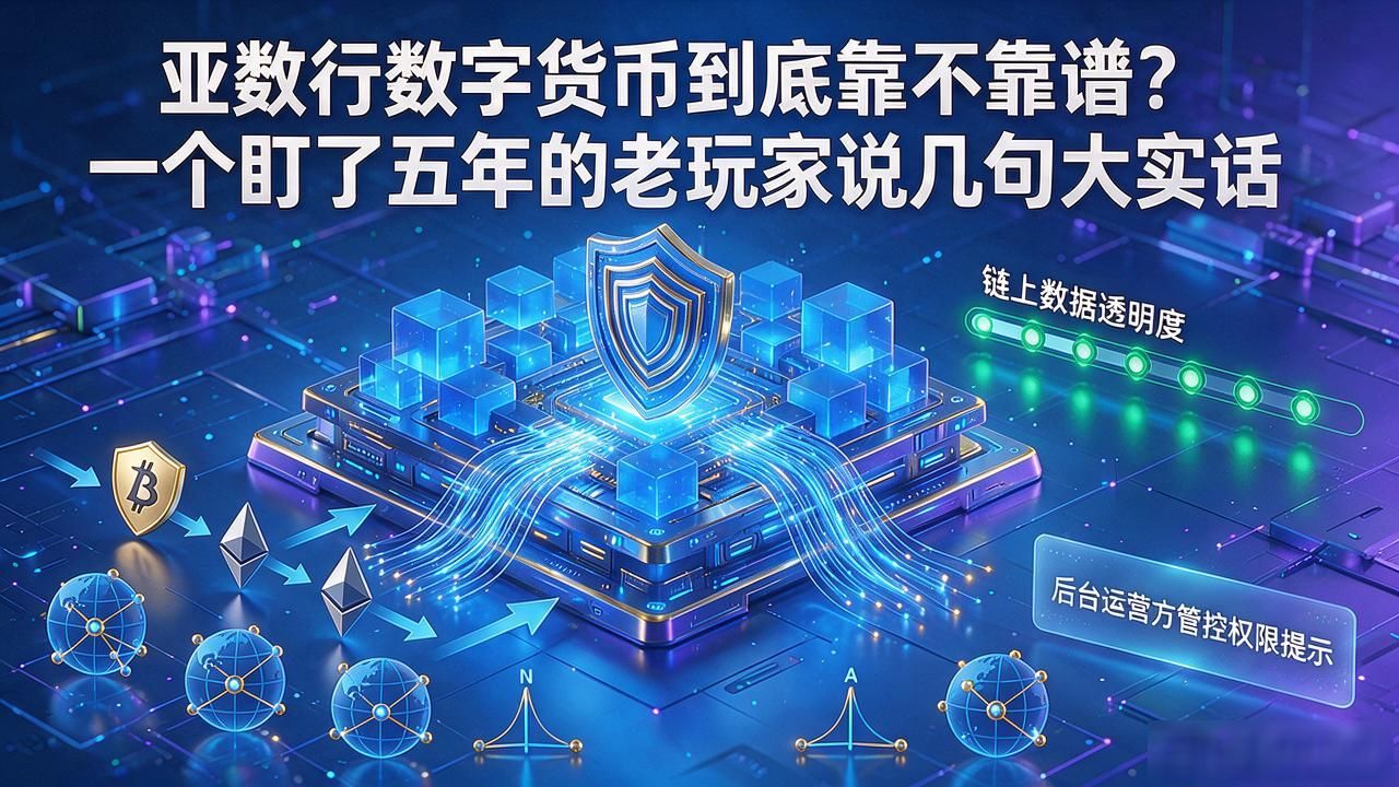 亚数行数字货币到底靠不靠谱？一个盯了五年的老玩家说几句大实话