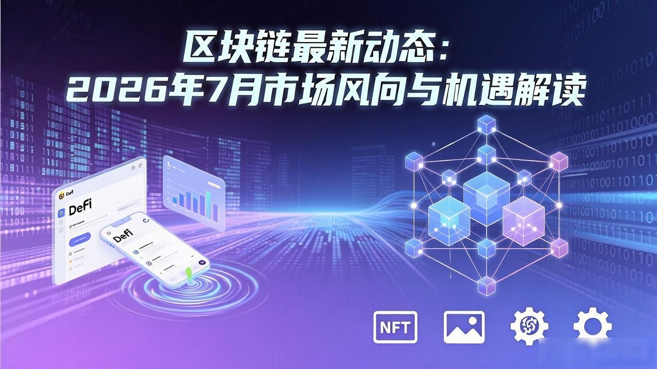 区块链最新动态：2026年7月市场风向与机遇解读
