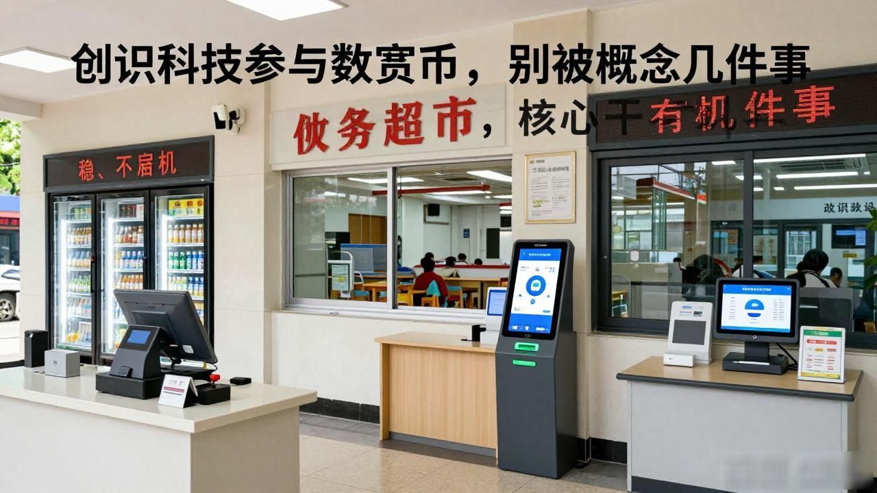 创识科技参与数字货币，别被概念忽悠，核心就干这几件事