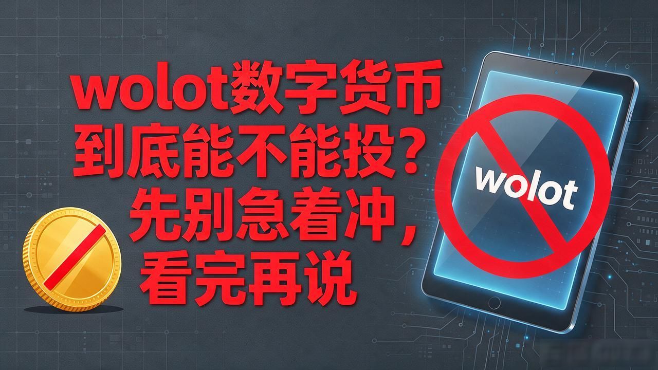 wolot数字货币到底能不能投？先别急着冲，看完再说