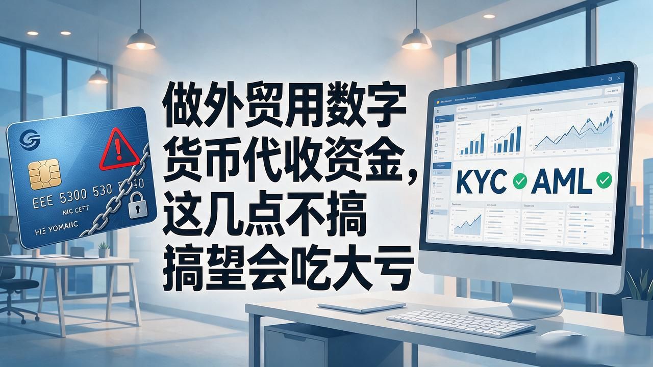 做外贸用数字货币代收资金，这几点不搞清楚会吃大亏