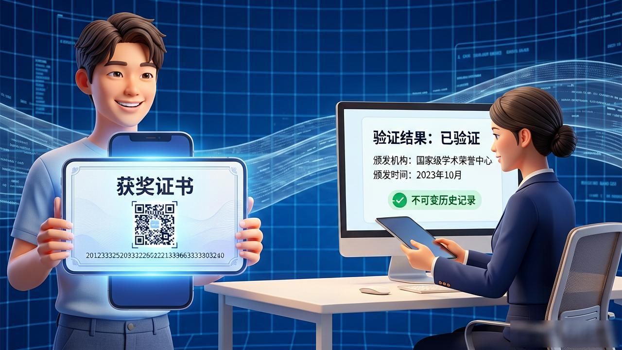 教育区块链让获奖证书真金不怕火炼