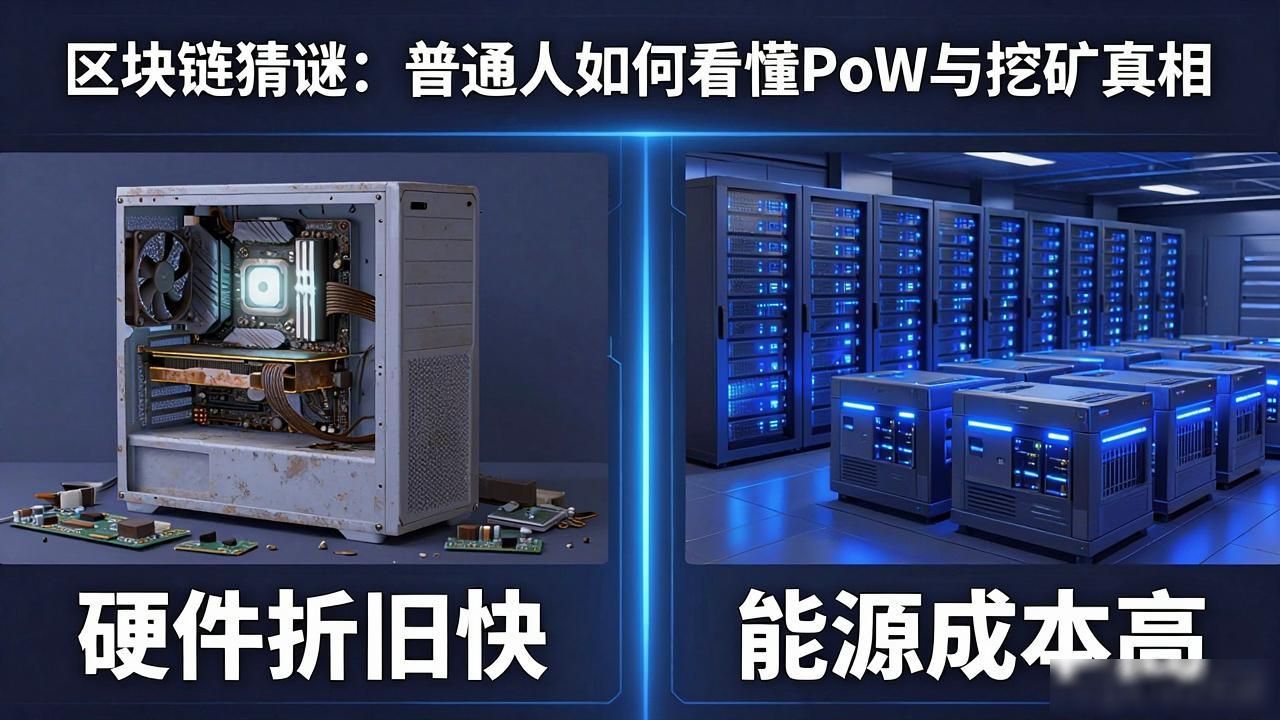 区块链猜谜：普通人如何看懂PoW与挖矿真相