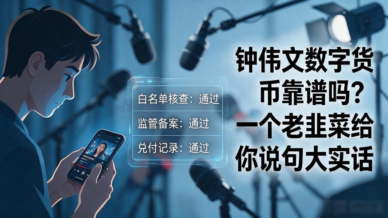 钟伟文数字货币靠谱吗？一个老韭菜给你说句大实话