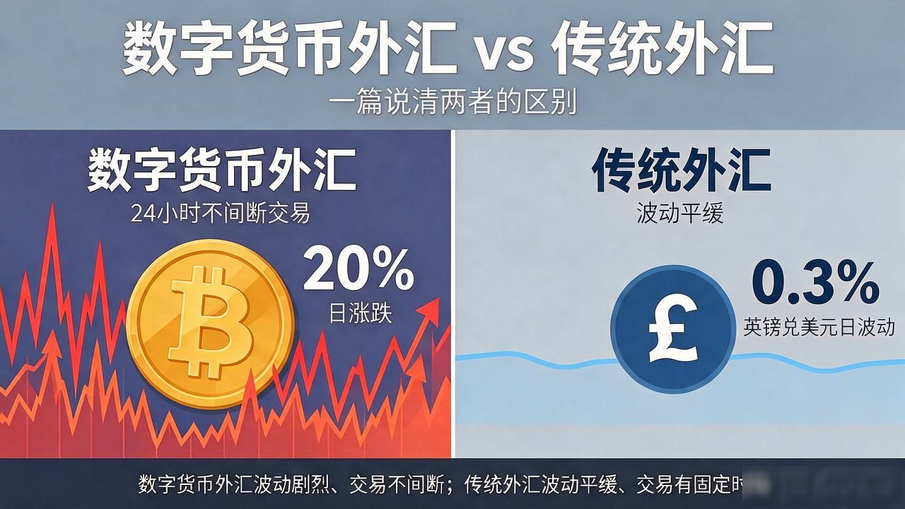 数字货币外汇是什么？跟炒币、传统外汇到底有啥区别？一篇说清
