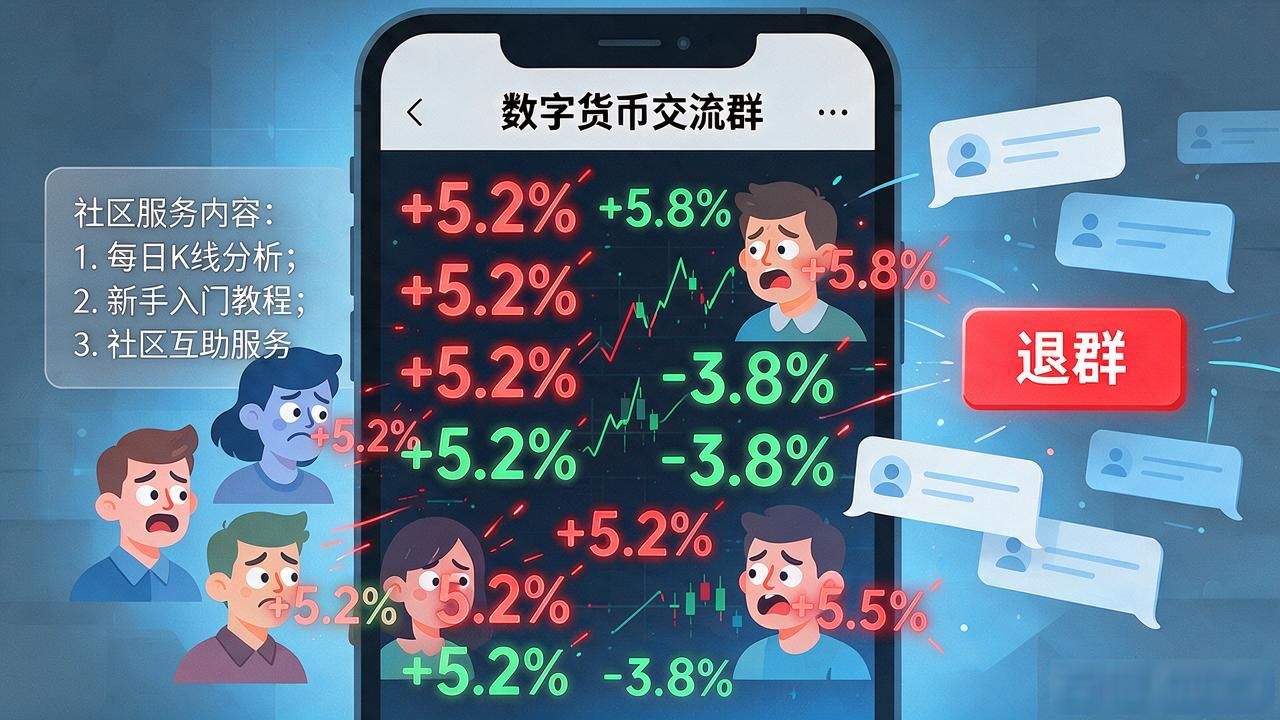 社区搞数字货币引流拉来一堆人，三天全跑光，到底哪出问题了