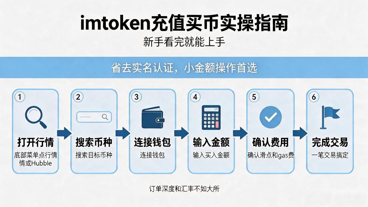 imtoken充值买币实操指南，新手看完就能上手