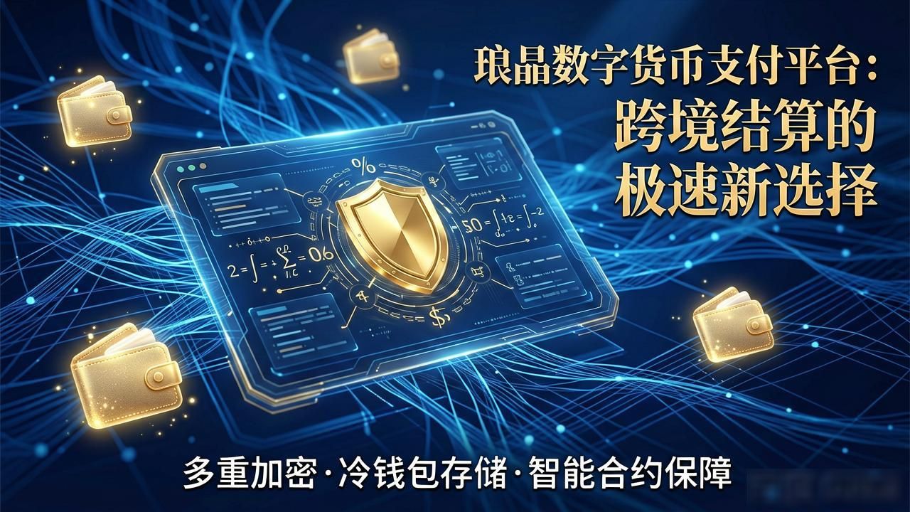 琅晶数字货币支付平台_跨境电商数字货币支付平台_国际贸易资金流转效率