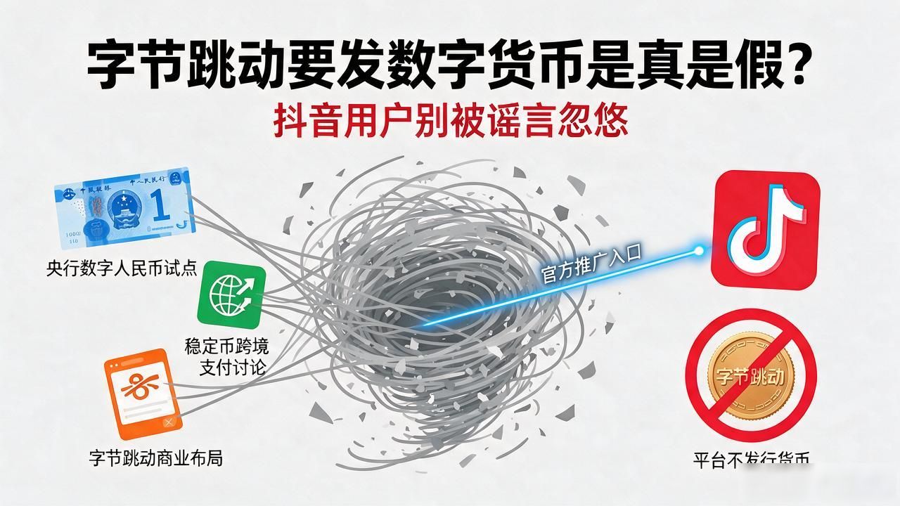 字节跳动要发数字货币是真是假？抖音用户别被谣言忽悠
