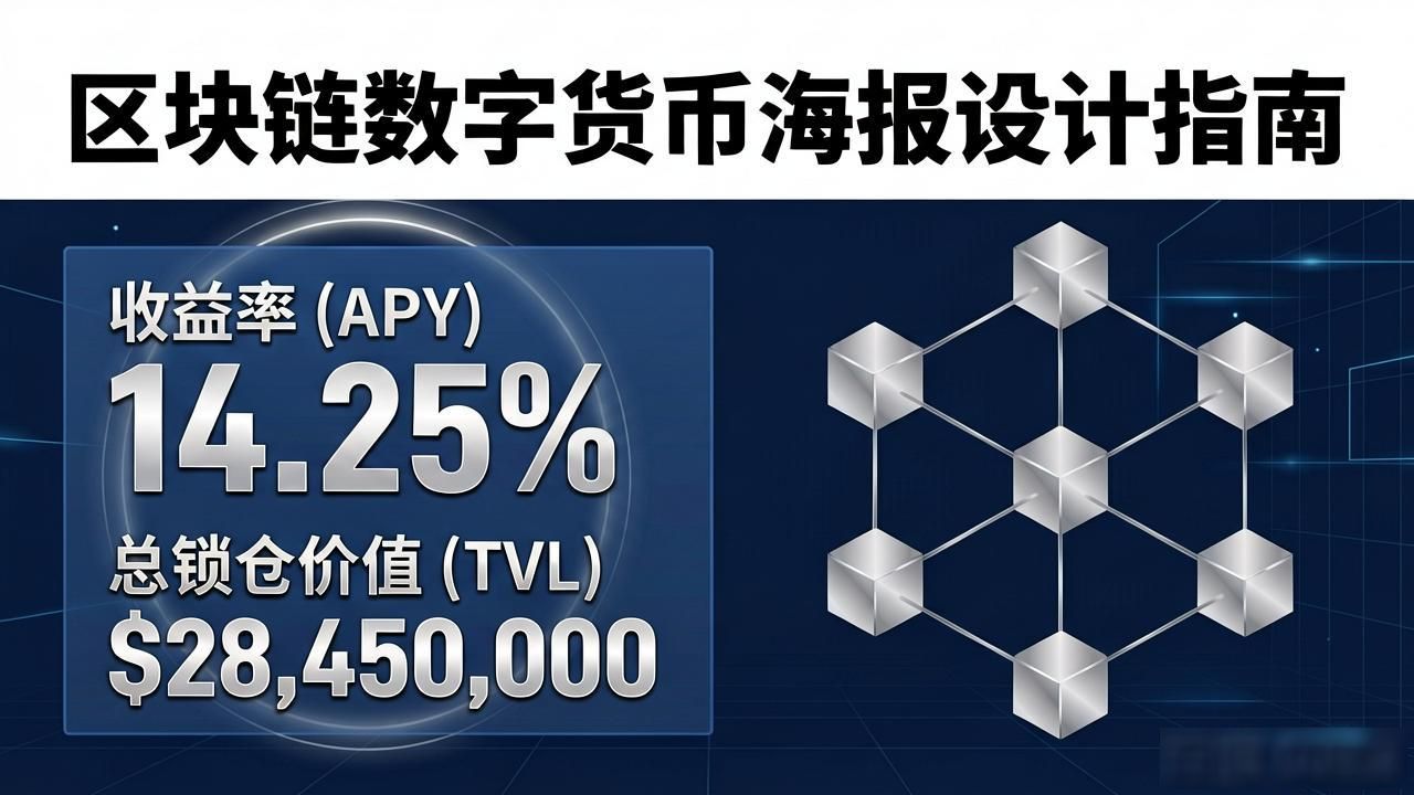 加密货币项目海报设计_色彩心理学在加密货币海报中的应用_区块链数字货币海报