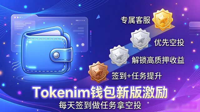 Tokenim钱包新版激励来了，每天签到做任务拿空投