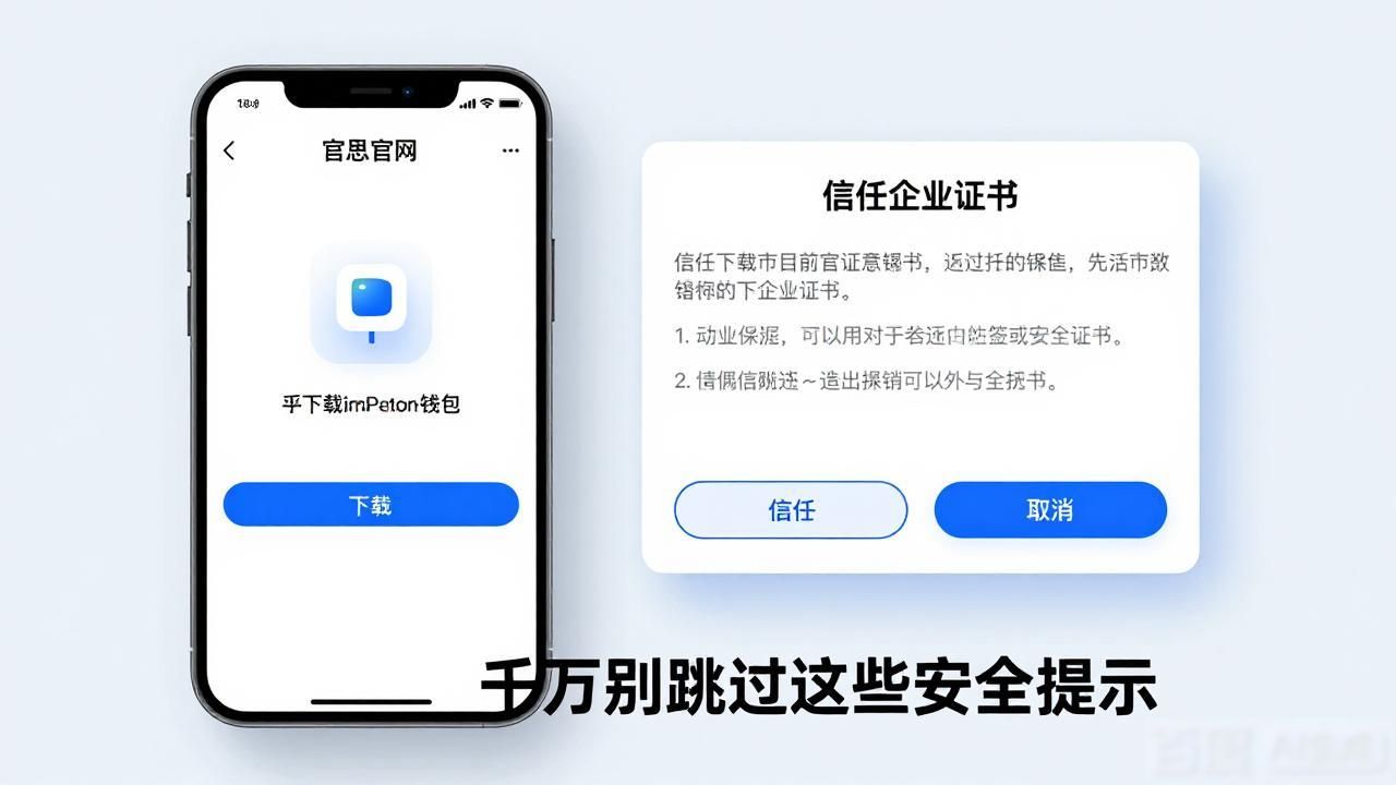 手把手教你官网下载安装imToken钱包，交易快人一步