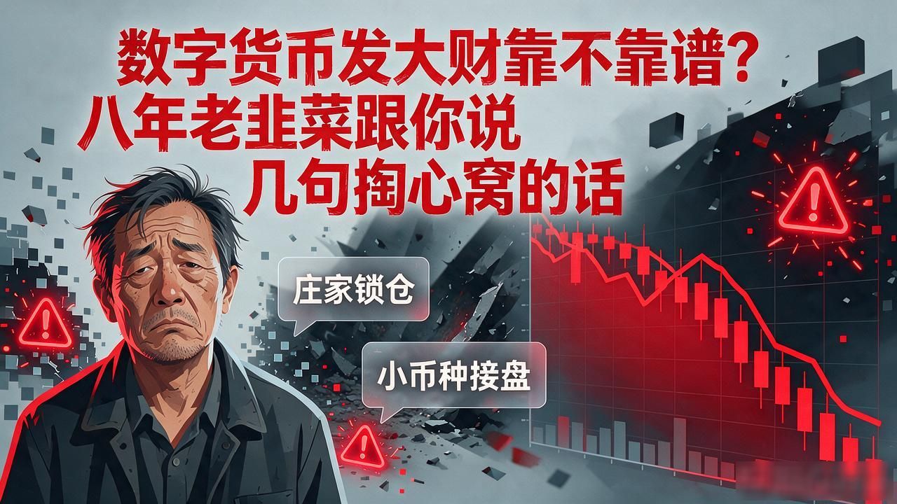 数字货币发大财靠不靠谱？八年老韭菜跟你说几句掏心窝的话