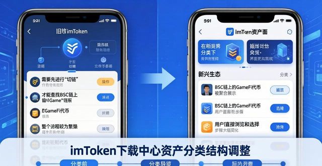 imToken资产分类大调整，下载中心新结构上线