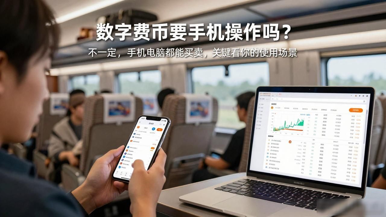 数字货币要手机操作吗？不一定，手机电脑都能买卖，关键看你的使用场景