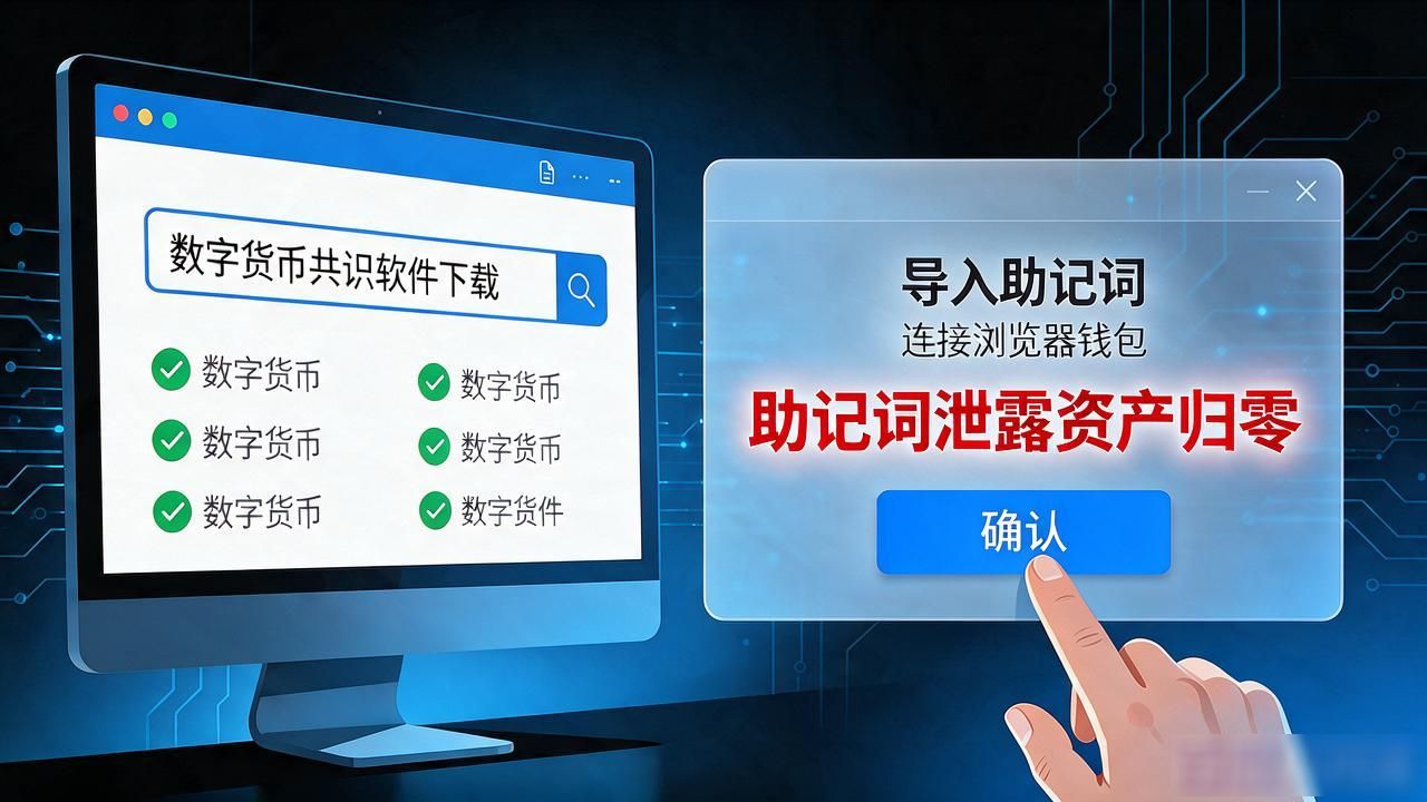 那些搜"数字货币共识软件下载"跳出来的链接，到底能不能点？