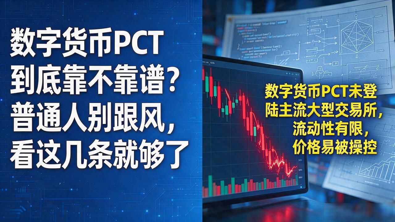 数字货币PCT到底靠不靠谱？普通人别跟风，看这几条就够了