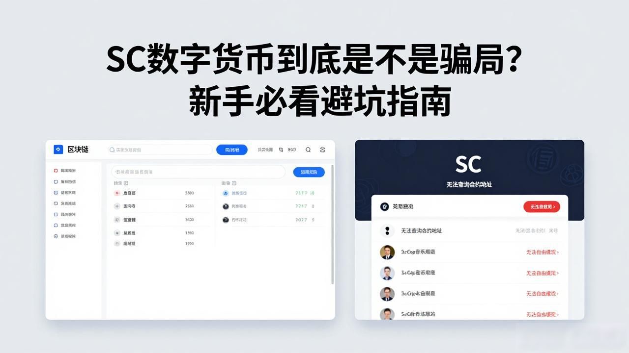 SC数字货币到底是不是骗局？新手必看避坑指南