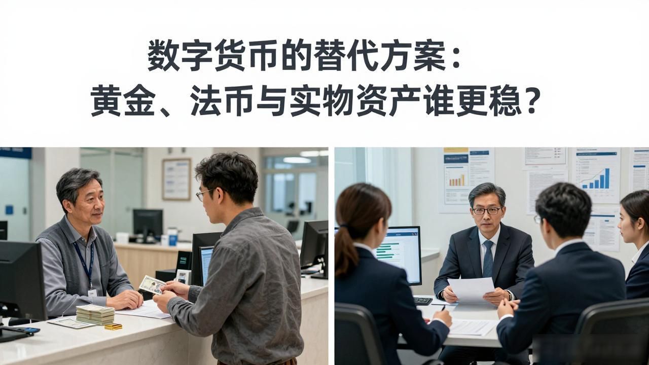 数字货币的替代方案：黄金、法币与实物资产谁更稳？