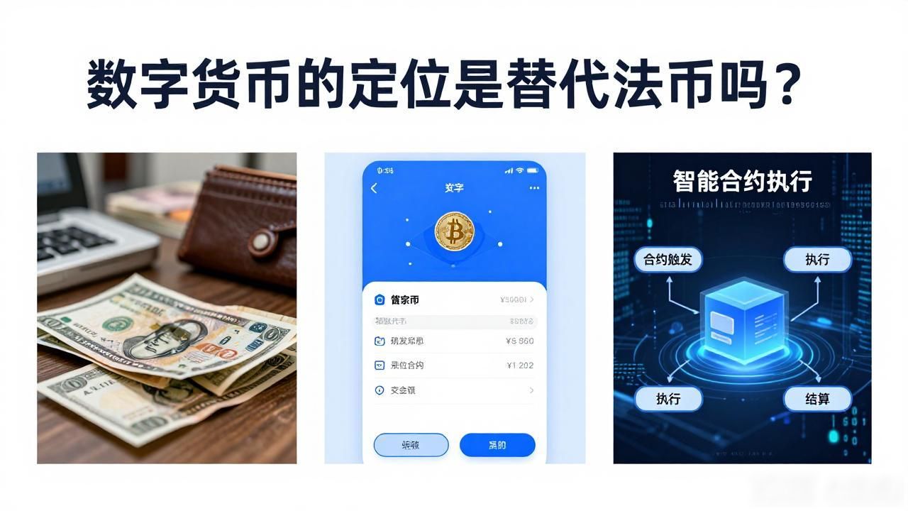 数字货币的定位是替代法币吗？