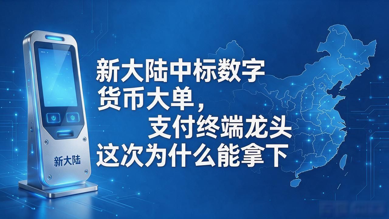 新大陆中标数字货币大单，支付终端龙头这次为什么能拿下