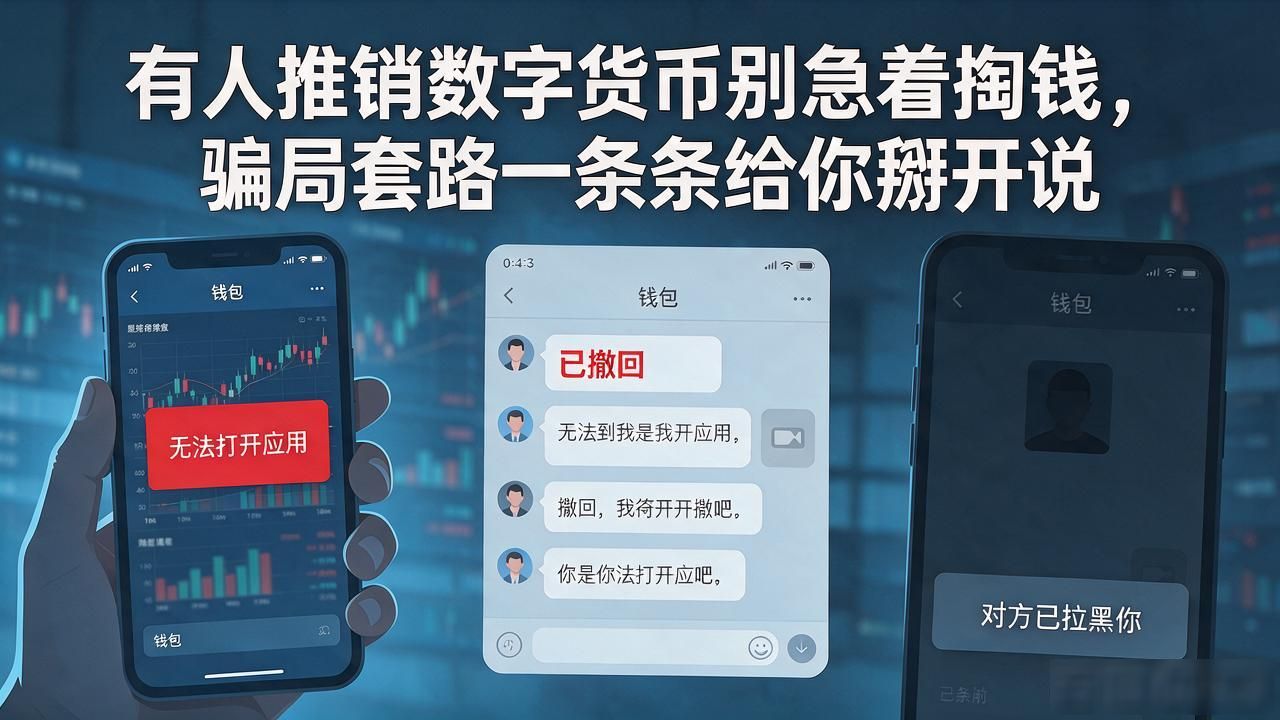 有人推销数字货币别急着掏钱，骗局套路一条条给你掰开说