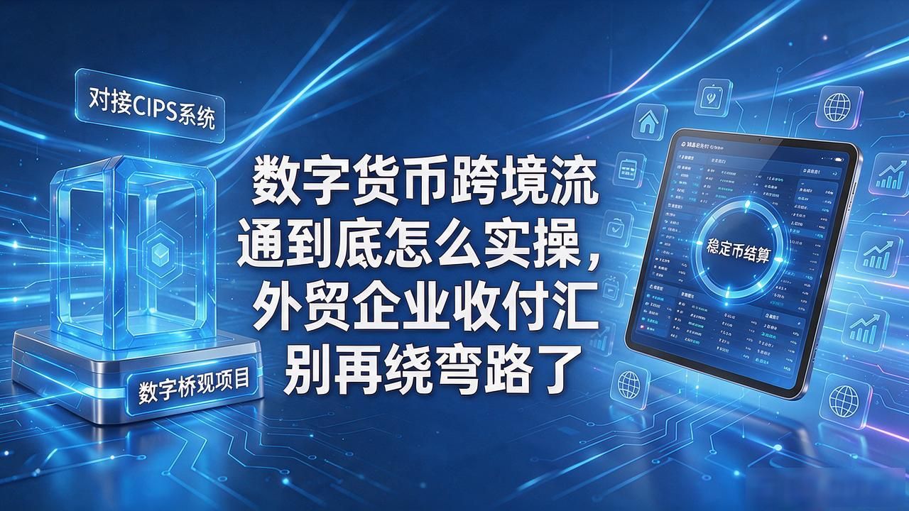 数字货币跨境流通到底怎么实操，外贸企业收付汇别再绕弯路了