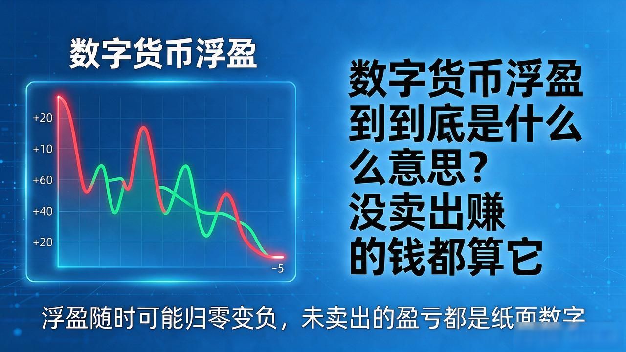 数字货币浮盈到底是什么意思？没卖出赚的钱都算它