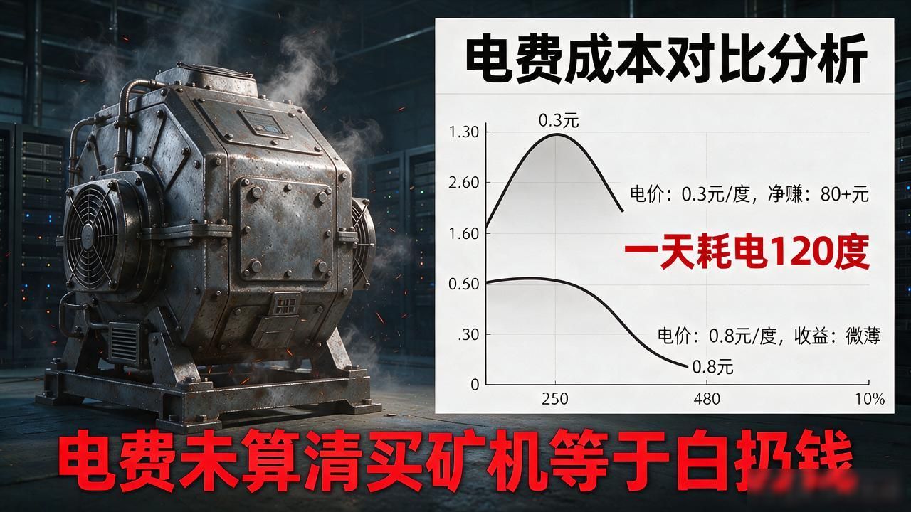 挖矿收益计算电费影响_矿机算力全网总算力电费_数字货币矿机能挖多少