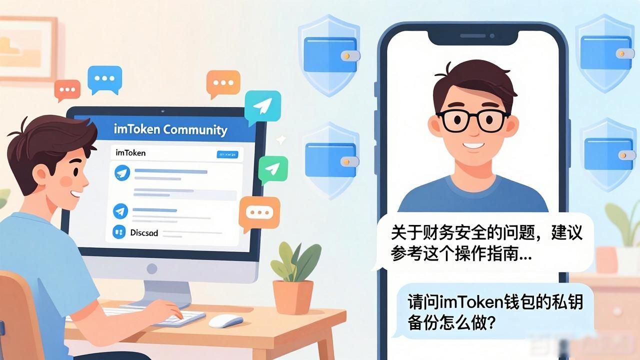 imToken钱包下载后 财务咨询怎么找？